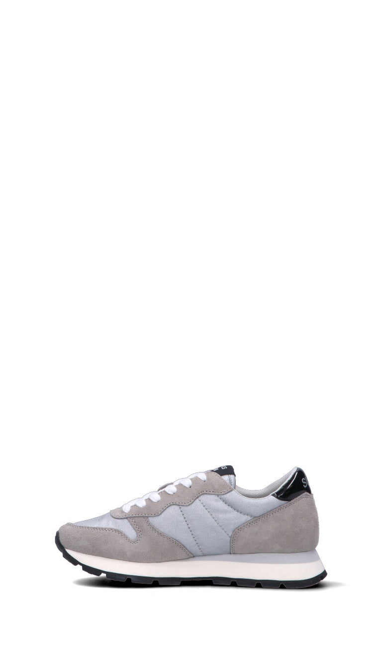 SUN68 Sneaker donna argento in pelle