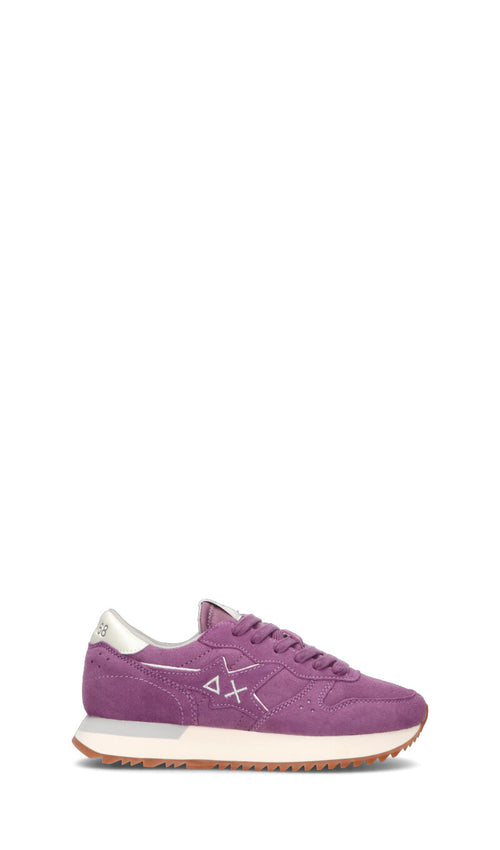 SUN68 Sneaker donna viola in pelle