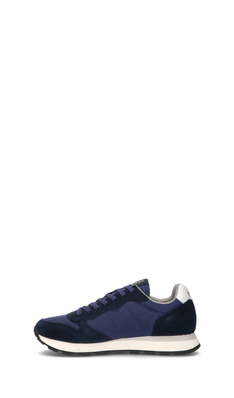 SUN68 Sneaker uomo blu in suede