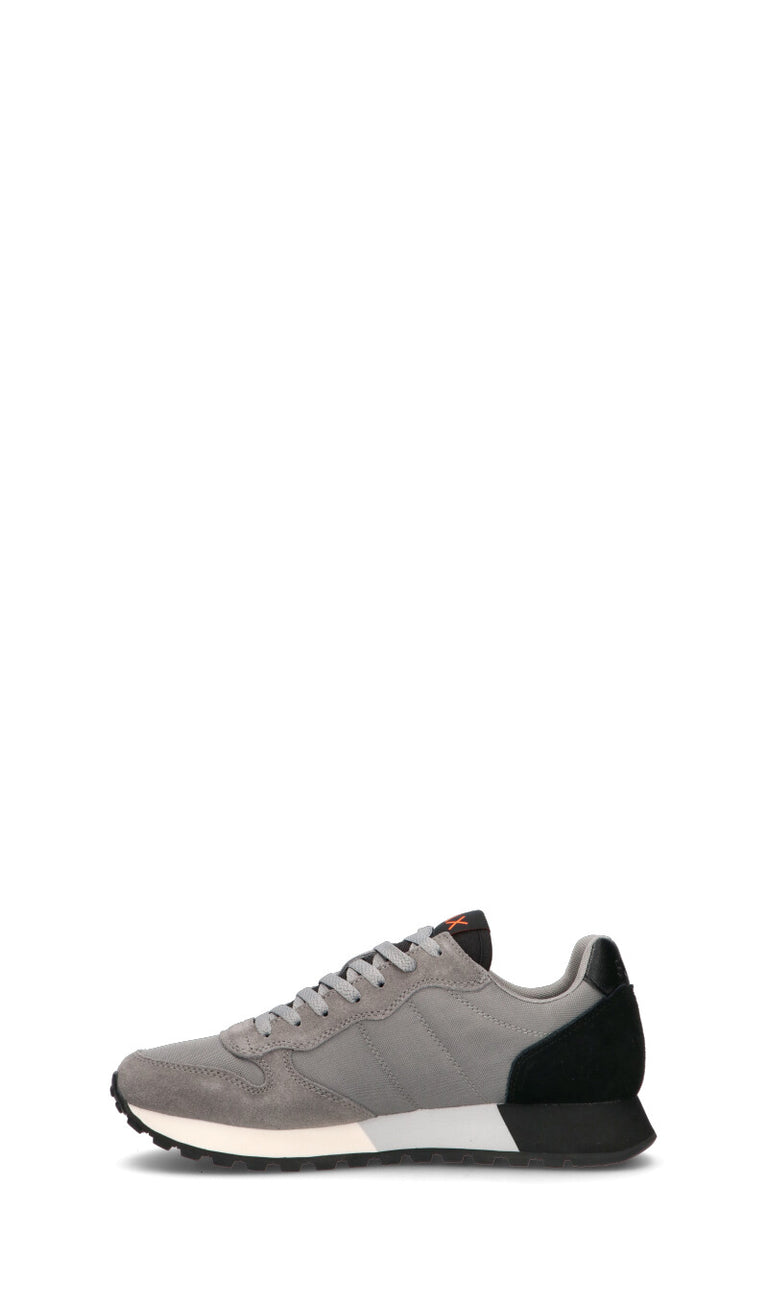 SUN68 Sneaker uomo grigia e beige in suede