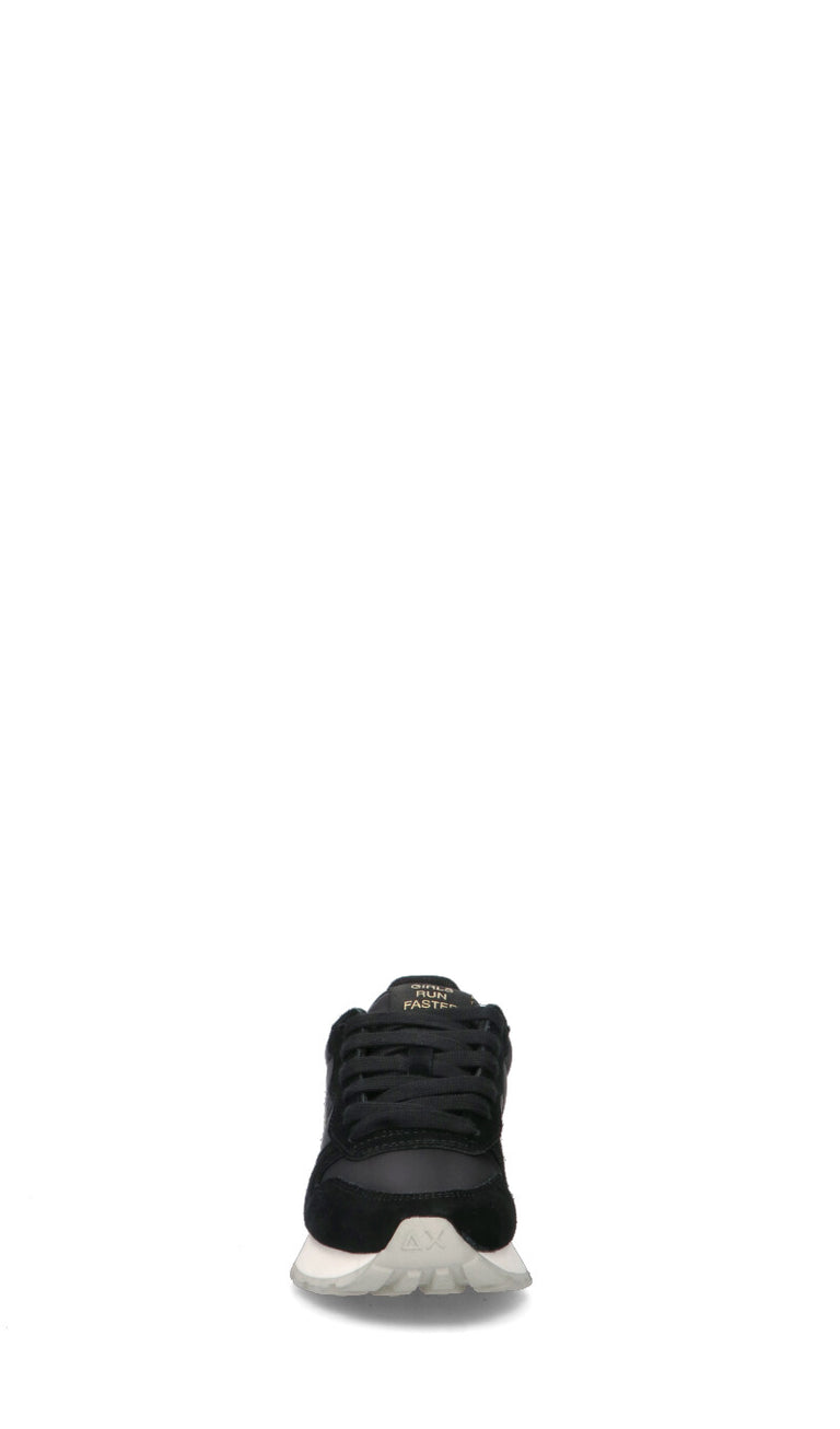 SUN68 Sneaker donna nera in suede