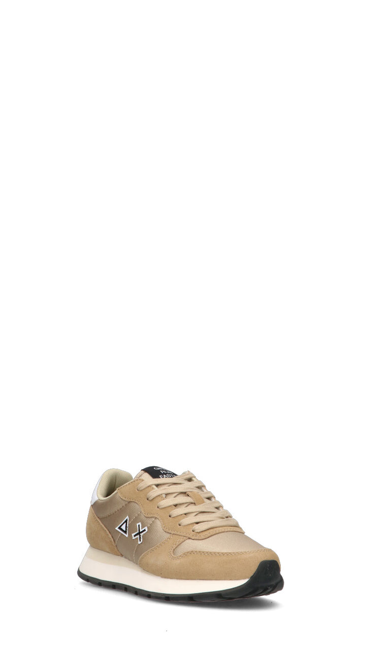 SUN68 Sneaker donna oro in suede