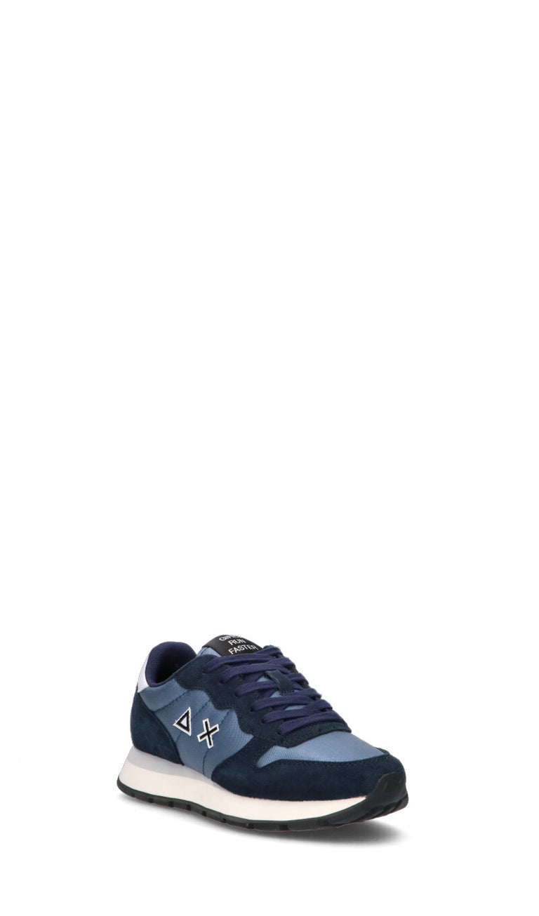 SUN68 Sneaker donna blu in suede